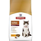 Hill's Science Diet Adult Hairball Control Dry Cat Food, 3.5-Pound Bag