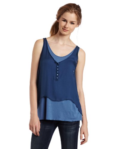 Kensie Girl Juniors Layered Lightweight Double Tank Top