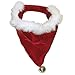 Outward Hound Kyjen PP01862 Dog Santa Bandanna Holiday Pet Accessories, Small, Red