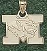 Anderson Jewelry Missouri Tigers Tiger Head 1/2 Gold Charm