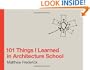 101 Things I Learned in Architecture School