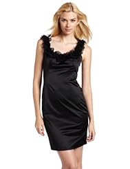 Sheath Cotton/Polyester/Satin/Silk/Shantung/Spandex  Dress