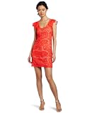 Yoana Baraschi Women's Neoclassic Tattoo Party Dress, Redorange, 6 Yoana Baraschi Women's Neoclassic Tattoo Party Dress, Redorange, 6