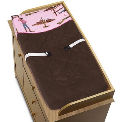 Western Horse Cowgirl Baby Changing Pad Cover by JoJo Designs