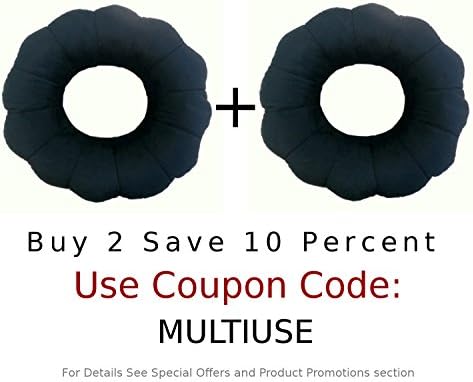 Tension Easing Multi Use Travel Pillow (Black)