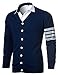 David.Ann Men's Casual Slim Fit Basic Designed Long Sleeve V-Neck Sweater