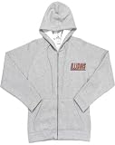 NCAA Illinois Illini Antigua Ladies Heather Gray Front Zip Fleece Hoody