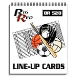 Big Red Line Up Cards Use for any Sport