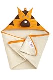 41SCi9eN8WL. SL160  3 Sprouts Tito Organic Hooded Towel, Tiger