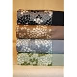 Mosaic Collections 300-Thread-Count Cotton Twin XL Sheet Set, Green