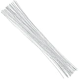 Decora 22 Gauge White Floral Wire 16 inch,50/Package