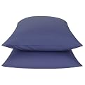250-Thread-Count Pillowcase Set of 2 - Ice Blueberry
