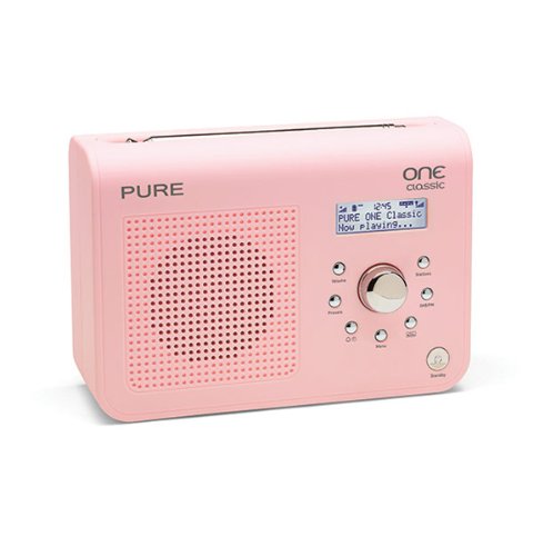 Childrens Toyshop  Electronics : Pure ONE-CLASSIC-PINK Pure One Classic Portable DAB/FM Radio in Pink