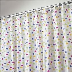 Shower Curtain in Bright Dots Design by InterDesign