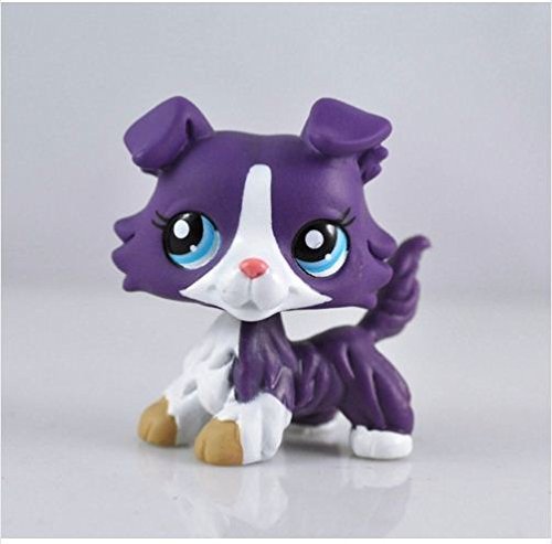 Five stars store Littlest Pet Shop Animal Pet DOG COLLIE Animal child girl boy figure loose cute + FREE GIFT
