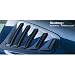 3dCarbon 691014 Ford Mustang 05-09 Quarter Window Louvers Painted - GRABBER ORANGE U3 (2008 MODEL YEAR) Image