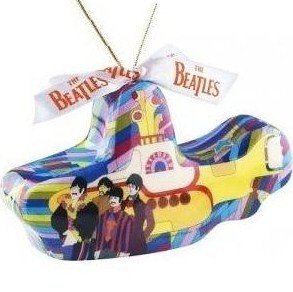 BEATLES Yellow Submarine CHRISTMAS ORNAMENT