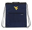 WVU Backpack Cinch Drawstring Style West Virginia University Draw String Back Pack Bag- For Boys Girls Students or Adults