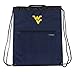 WVU Backpack Cinch Drawstring Style West Virginia University Draw String Back Pack Bag- For Boys Girls Students or Adults