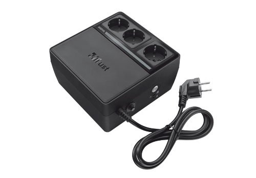 Trust 600VA UPS With Standard Power Outlets 18162 Computing Accessories: Other schwarz Preisvergleich