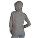 Hurley Ladies Grey Casual Hoodie Sweatshirt Jacket - WITH FOIL PRINT image 2