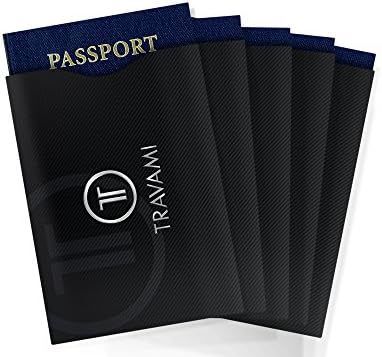 RFID Blocking Sleeves | 5 Passport Sleeves | ID Theft Protection