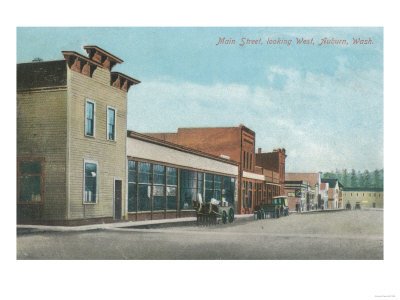 Auburn, Washington - Western View from Main Street