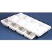 Search : 2 Travel Trays White 8 Slots Charms Watch Ring Display