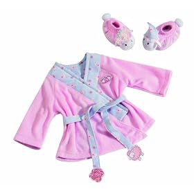 Zapf Creation Baby Annabell Bathrobe & Shoes Luxury set