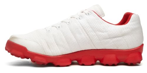 adidas 2013 Crossflex Golf Shoes White/Red/Black 10.5