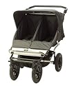 2008 Mountain Buggy Urban Double Stroller - Charcoal Dot