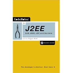 Code Notes: J2ee: Ejb, Jdbc, Jsp and Servlets (Codenotes Series)
