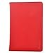 Foxnovo 4 in 1 PU Flip Case Screen Guard Stylus Pen Cleaning Cloth Set for Q88 Q8 7 inch Tablet PC Red