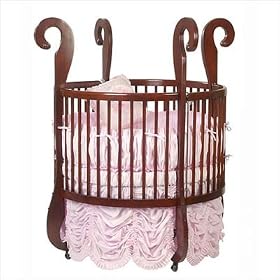 Little Miss Liberty Sleigh Wood Round Crib Little Miss Liberty Sleigh Wood Round Crib