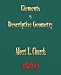 Book Elements Of Descriptive Geometry