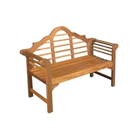 Tensen PS02C-65B Balau Wood Diana Two Seater Bench by 