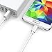 XINKSD Micro USB Cable, 6ft/ 1.8M Nylon Braided Tangle-Free Micro USB Cable with Connectors for Android, Samsung Galaxy S7, HTC, Nokia, Sony and More