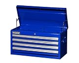 International VRT-2704BU 26-Inch 4 Drawer Blue Tool Chest with Ball Bearing Drawer Slides