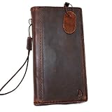Genuine Italy Oil Leather Case for Iphone 6 Plus + Book Wallet Handmade Luxury Handmade New Free Shipping !