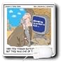 Londons Times Religion Heaven Hell Cartoons - Sometimes Internet Connections Take The Patience Of Job - Mouse Pads