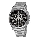 Victorinox Swiss Army Men's 241453 Officers Chrono Black Dial Watch