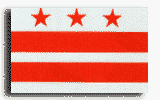 Washington, DC (district of columbia) State Stick Flags