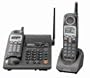 Panasonic KX-TG2357B 2.4 GHz DSS Cordless Phone with Dual Handsets, Answering System, and Talking Caller ID (Black)