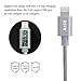 Atill 2 Pack 10FT Nylon Braided Lightning USB Charging Cable Extra Long Cord for iPhone 6s 6s+ 6Plus 6, 5s 5c 5,iPad Air mini min2, iPad 4,iPod 5,iPod 7, iOS9. with Aluminum Connector. (space gray)