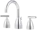 Tools & Hardware : Price Pfister 049NC00 Contempra Double-Handle Widespread Lavatory Faucet with Pop-Up, Chrome