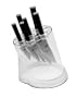 Shun Alton Angle 7-Piece Knife Block Set with Clear Block
