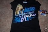 Disney Hannah Montana Black Short Sleeve T-shirt - Size Large 10-12