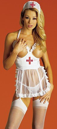 Wild Nurse - Womens Sexy Nurse Costume Lingerie