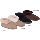 Bearpaw Suede Sheep Slippers with Sheepskin Lining
