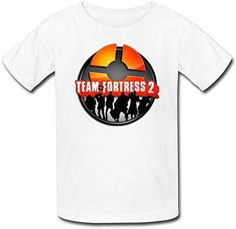 HeZone Kid's Team Fortress 2 Logo T-shirts White M